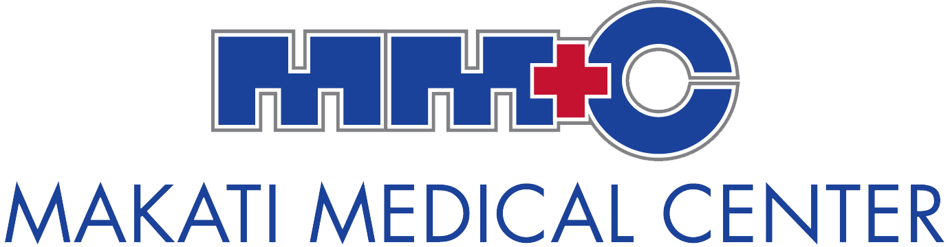 Part of the official Lipa Medix Medical Center logo featuring a bold blue graphic and a red medical cross.